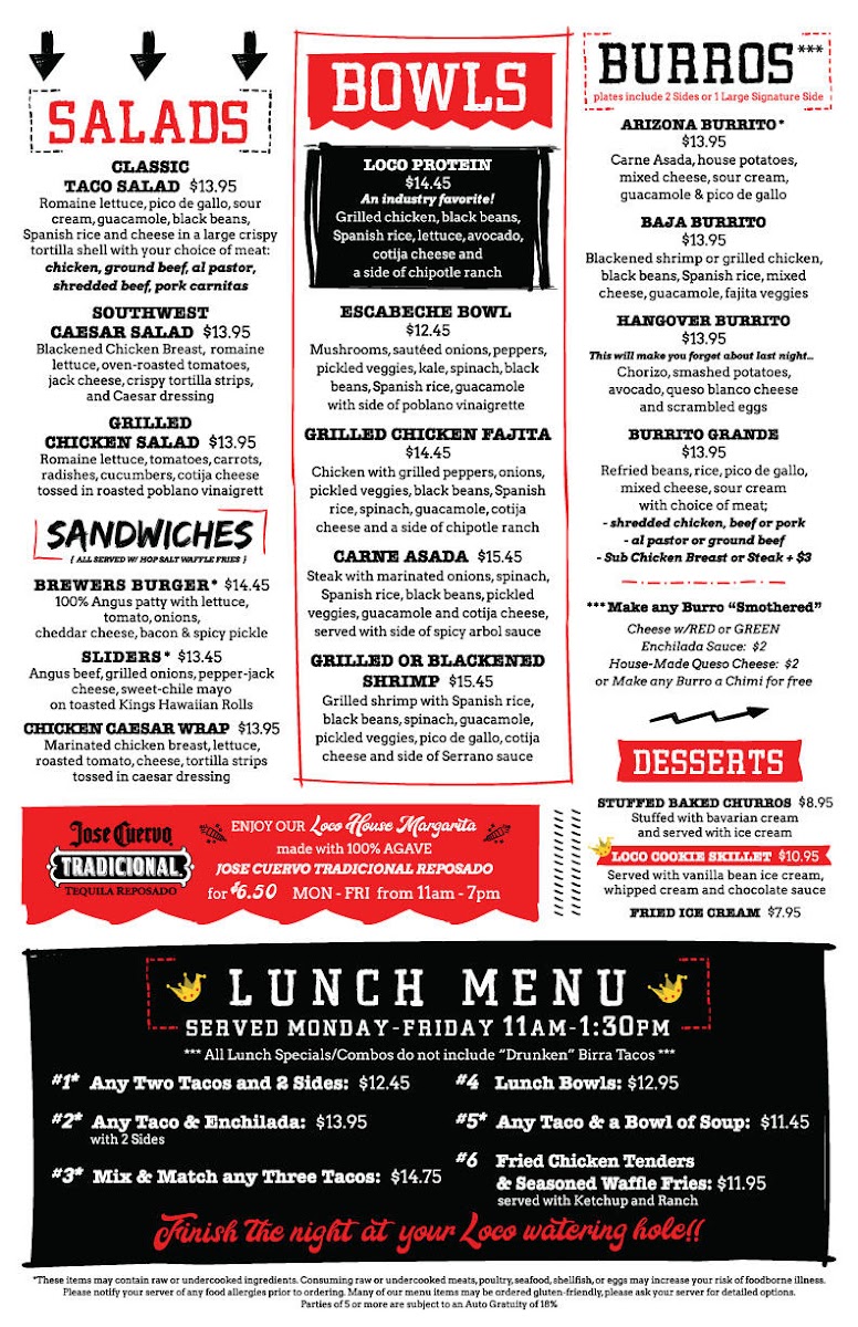 Loco Patron Menu - Image 2