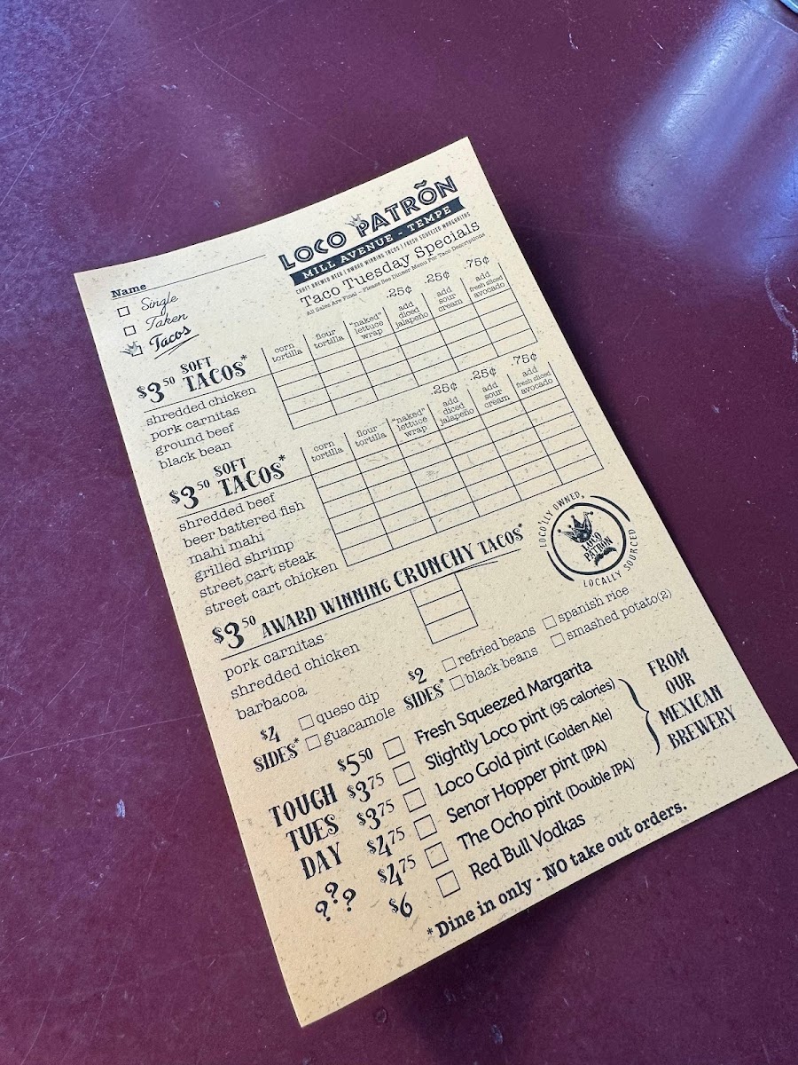 Loco Patron Menu - Image 3