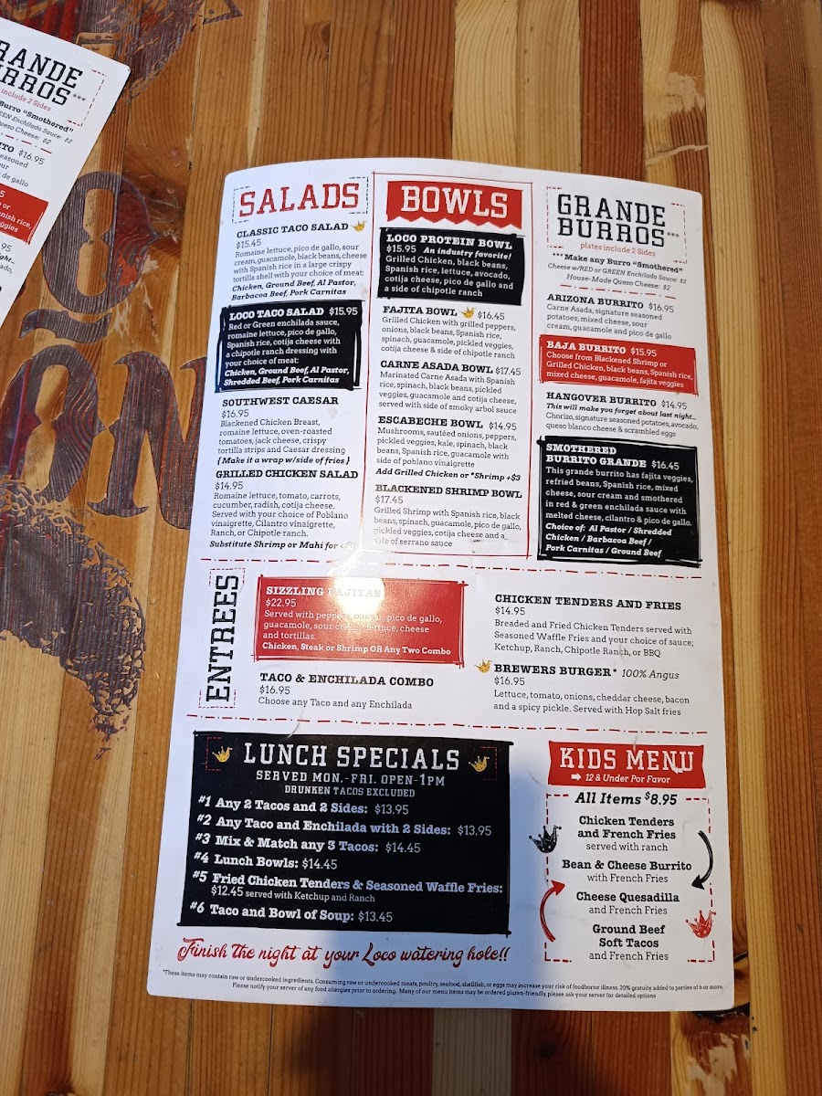 Loco Patron Menu - Image 5